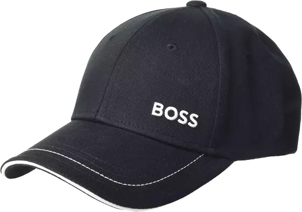"Nueva gorra de béisbol BOSS Cap-1 en negro para hombre - talla única" (82 letras) "Nueva gorra de béisbol BOSS Cap-1 en negro para hombre - talla única" (82 letras)