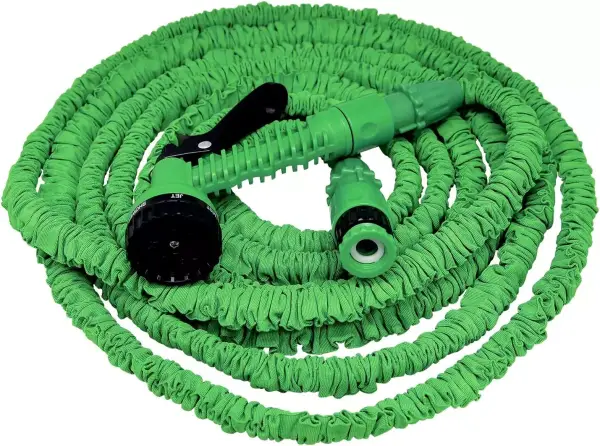"Manguera extensible Xpansy verde con presión del agua, 22,5 m" "Manguera extensible Xpansy verde con presión del agua, 22,5 m"