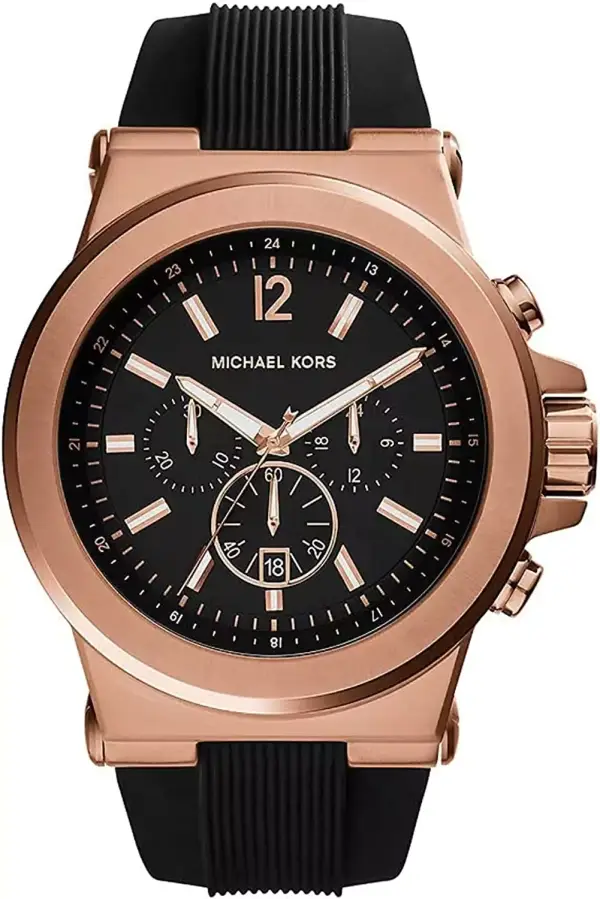 Michael Kors Reloj Cronógrafo de Hombre en Silicona MK8184 Michael Kors Reloj Cronógrafo de Hombre en Silicona MK8184
