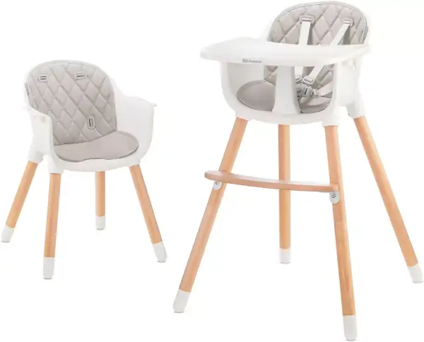 Trona Bebé 2 en 1 SIENNA, Silla Infantil, Gris Trona Bebé 2 en 1 SIENNA, Silla Infantil, Gris