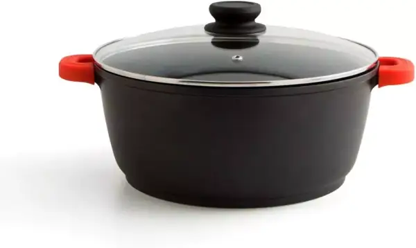 Cacerola Aluminio Fundido 28x12,5cm Negro Cacerola Aluminio Fundido 28x12,5cm Negro