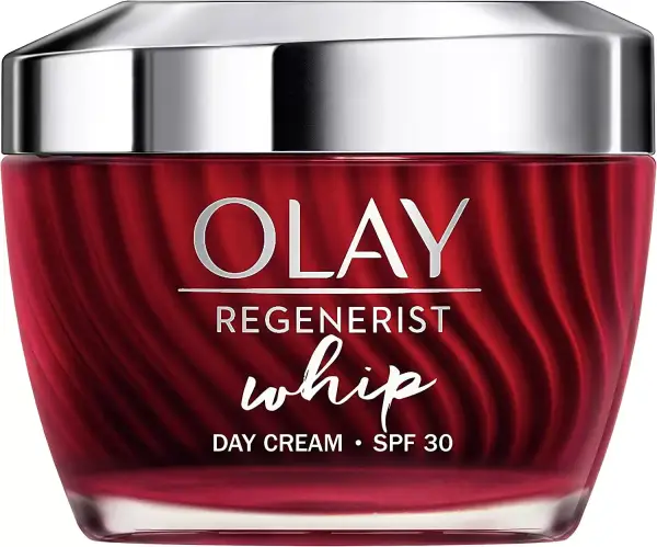 Crema Facial Olay Regenerist Whip SPF 30 de 50ml con Vitamina B3 y Niacinamida, Hidrata 24h y Acabado Mate. Crema Facial Olay Regenerist Whip SPF 30 de 50ml con Vitamina B3 y Niacinamida, Hidrata 24h y Acabado Mate.