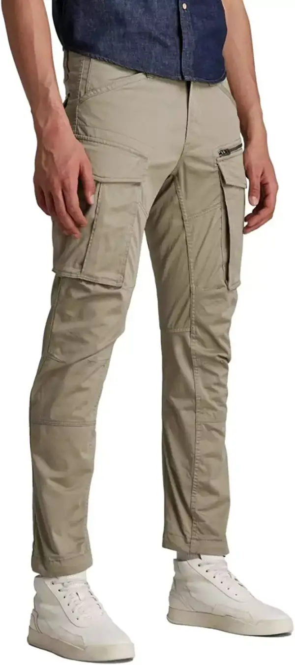 Pantalones G-STAR RAW Rovic Zip 3D en color beige para hombre (34W/32L) Pantalones G-STAR RAW Rovic Zip 3D en color beige para hombre (34W/32L)