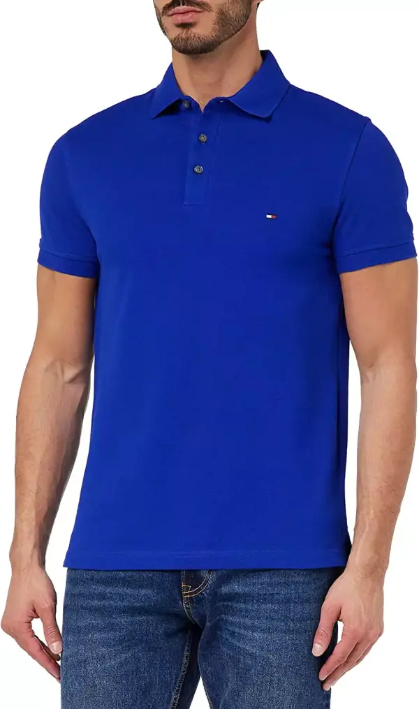 Tommy Hilfiger Slim Polo 1985, Hombre, Sapphire Blue Tommy Hilfiger Slim Polo 1985, Hombre, Sapphire Blue