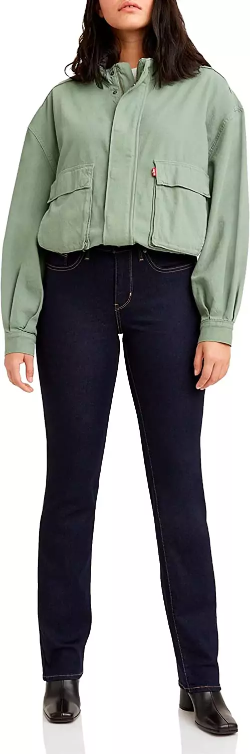 Vaqueros Levi's 314 Shaping Straight Mujer, Azul Darkest Sky Vaqueros Levi's 314 Shaping Straight Mujer, Azul Darkest Sky