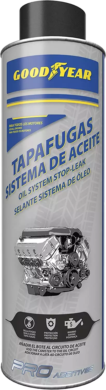 Aditivo Tapafugas de Aceite Goodyear Pro Additives de 300 ml. Aditivo Tapafugas de Aceite Goodyear Pro Additives de 300 ml.