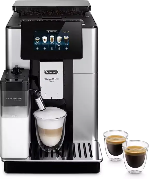 Cafetera Superautomática De'Longhi Primadonna Soul con 18 Bebidas Cafetera Superautomática De'Longhi Primadonna Soul con 18 Bebidas