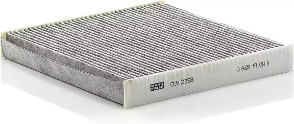 Filtro habitáculo MANN-FILTER CUK 2358 con carbono activo para autos. Filtro habitáculo MANN-FILTER CUK 2358 con carbono activo para autos.