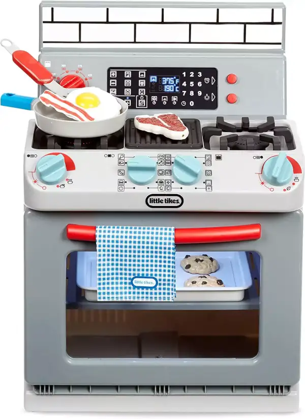 Horno Little Tikes interactivo y realista para niños, con luz y sonidos Horno Little Tikes interactivo y realista para niños, con luz y sonidos