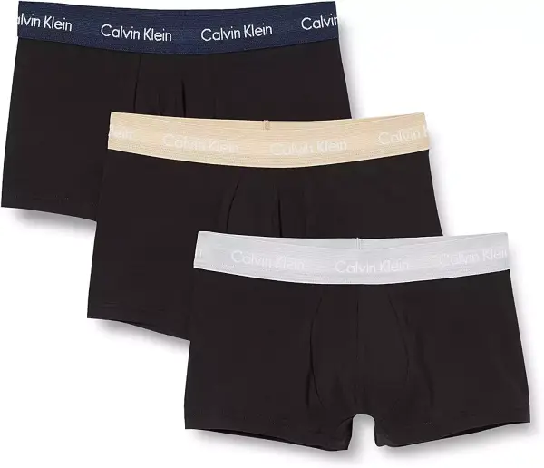 Pack de 3 Calvin Klein Low Rise Trunk, negro, S. Pack de 3 Calvin Klein Low Rise Trunk, negro, S.