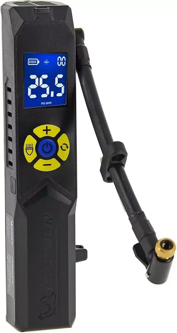 Mini Compresor Inalámbrico Michelín con Manómetro Digital, 10 Bar, Negro. Mini Compresor Inalámbrico Michelín con Manómetro Digital, 10 Bar, Negro.