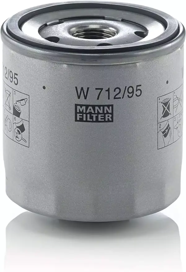 Filtro de aceite MANN-FILTER W 712/95 para autos Filtro de aceite MANN-FILTER W 712/95 para autos