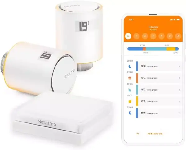 Pack de Válvulas Wifi para Radiadores Netatmo NVP-ES Pack de Válvulas Wifi para Radiadores Netatmo NVP-ES