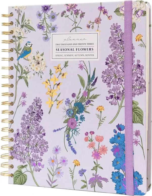 Agenda 2023 Big Size Seasonal Flowers - 17 meses - Papelería bonita Agenda 2023 Big Size Seasonal Flowers - 17 meses - Papelería bonita