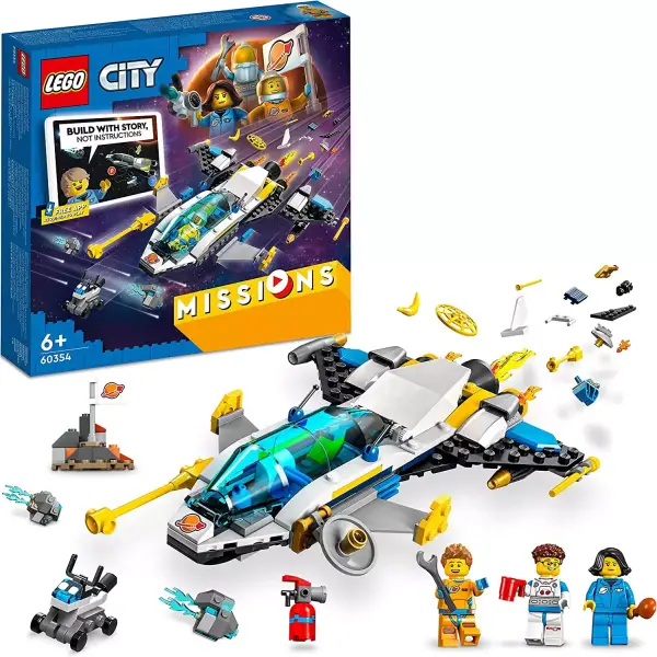 LEGO City 60354: Misiones de Exploración Espacial en Marte - Juguete Digital Interactivo para Niños de 6+ - Coche Lunar LEGO City 60354: Misiones de Exploración Espacial en Marte - Juguete Digital Interactivo para Niños de 6+ - Coche Lunar