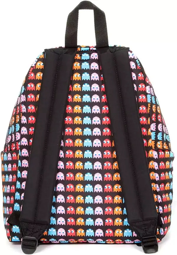 Mochila Eastpak Padded Pak'r con diseño Pacman Ghosts en negro, 24 L y 40 cm. Mochila Eastpak Padded Pak'r con diseño Pacman Ghosts en negro, 24 L y 40 cm.