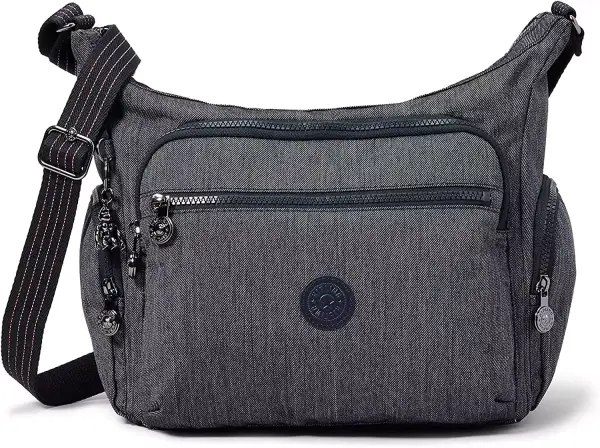 Bolso Bandolera Mujer Kipling Gabbie, Azul (Active Denim) 35.5x30x18.5cm Bolso Bandolera Mujer Kipling Gabbie, Azul (Active Denim) 35.5x30x18.5cm