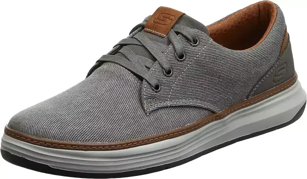 "Skechers MORENO EDERSON, Zapatillas Hombre Taupe Canvas, 44 EU" "Skechers MORENO EDERSON, Zapatillas Hombre Taupe Canvas, 44 EU"