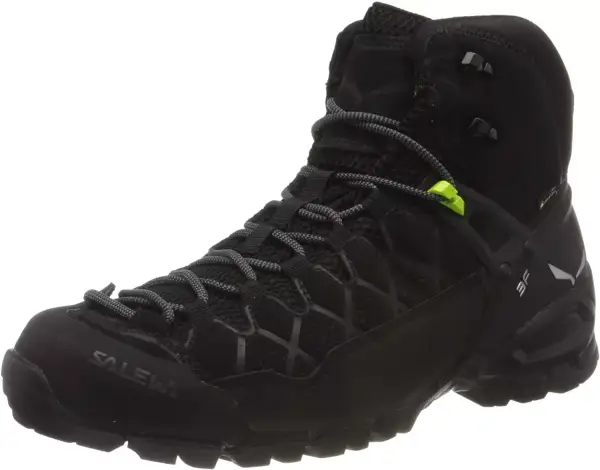 Botas de Senderismo Salewa MS Alp Trainer Mid Gore-TEX, Negro, Talla 45 Botas de Senderismo Salewa MS Alp Trainer Mid Gore-TEX, Negro, Talla 45
