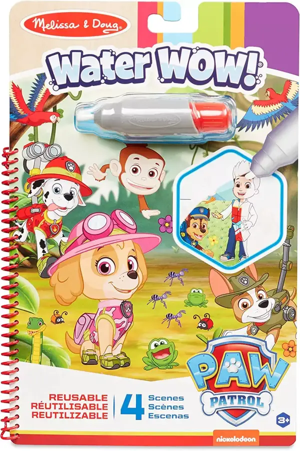 Libro de actividades reutilizable PAW Patrol Patrulla Canina Skye con pintura de agua para niños de 3 a 7 años. Libro de actividades reutilizable PAW Patrol Patrulla Canina Skye con pintura de agua para niños de 3 a 7 años.