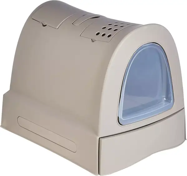 Bandeja higiénica para gatos Imac Zuma 40x42,5x56cm gris. Bandeja higiénica para gatos Imac Zuma 40x42,5x56cm gris.