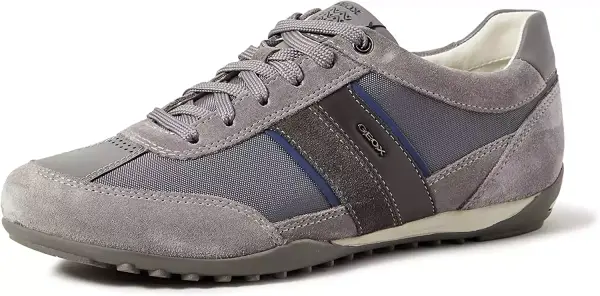 Sneakers Geox U Wells C para Hombre, Gris Dk Grey, 41 EU Sneakers Geox U Wells C para Hombre, Gris Dk Grey, 41 EU