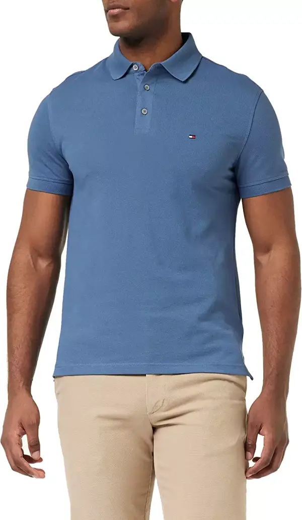 Tommy Hilfiger 1985 Slim Polo, Hombre, Azul, XXL Tommy Hilfiger 1985 Slim Polo, Hombre, Azul, XXL