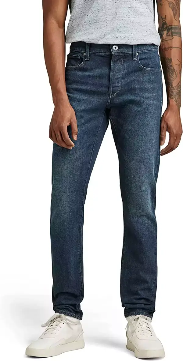 Jeans G-STAR RAW 3301 Slim Hombre Azul (Worn in deep teal D164-D325), 32W / 34L Jeans G-STAR RAW 3301 Slim Hombre Azul (Worn in deep teal D164-D325), 32W / 34L