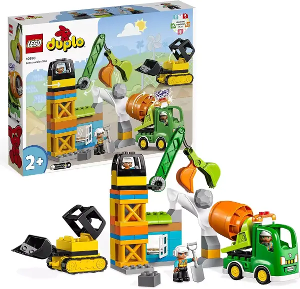 LEGO 10990 Duplo Obra: Set con Grúa, Excavadora y Hormigonera LEGO 10990 Duplo Obra: Set con Grúa, Excavadora y Hormigonera