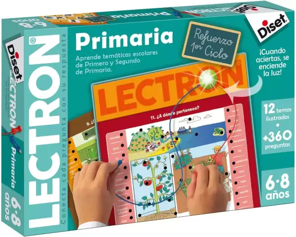 Diset - Lectron Juego de preguntas y respuestas para primaria a partir de 6 años Diset - Lectron Juego de preguntas y respuestas para primaria a partir de 6 años