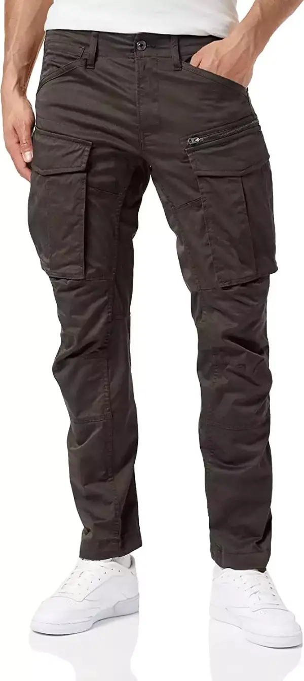 "Pantalones G-STAR RAW Rovic Zip 3D Tapered gris para hombre" "Pantalones G-STAR RAW Rovic Zip 3D Tapered gris para hombre"