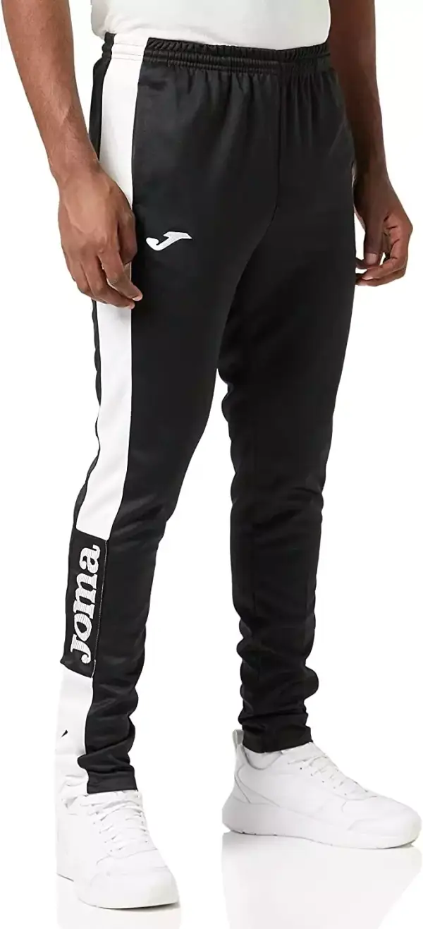 Joma Championship IV Pantalones, Hombre, XS, Negro Blanco. Joma Championship IV Pantalones, Hombre, XS, Negro Blanco.