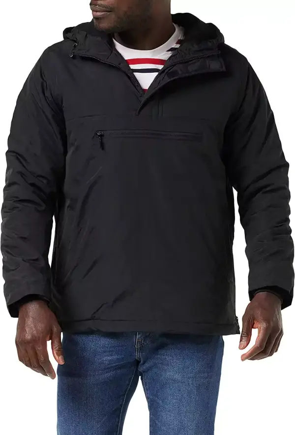 Chaqueta acolchada negra Urban Classics para hombre (talla L) Chaqueta acolchada negra Urban Classics para hombre (talla L)