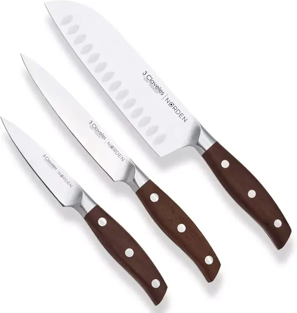 Juego de cuchillos de cocina profesional 3 Claveles Norden (28055) Juego de cuchillos de cocina profesional 3 Claveles Norden (28055)