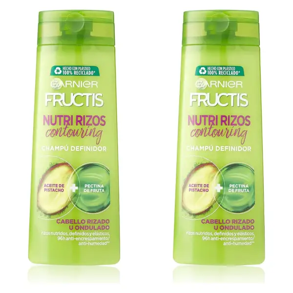 2 Champú Rizos GARNIER Fructis 2 Champú Rizos GARNIER Fructis