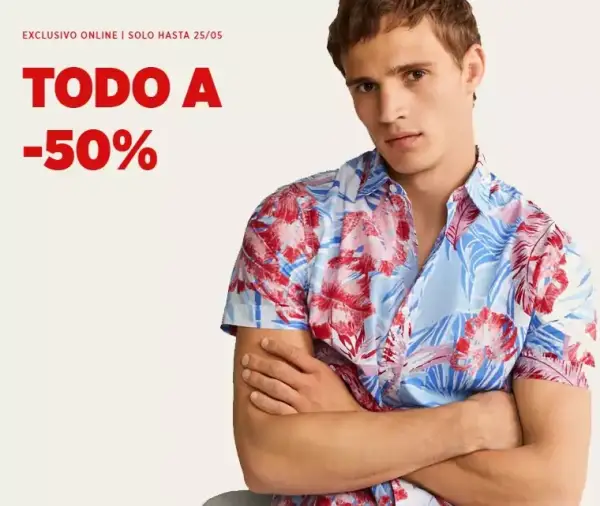 TODO al 50% de dto. en Mango Outlet TODO al 50% de dto. en Mango Outlet