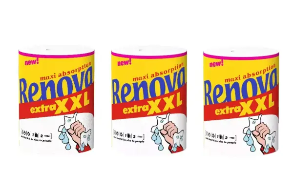 3x Rollos de cocina XXL Renova 3x Rollos de cocina XXL Renova