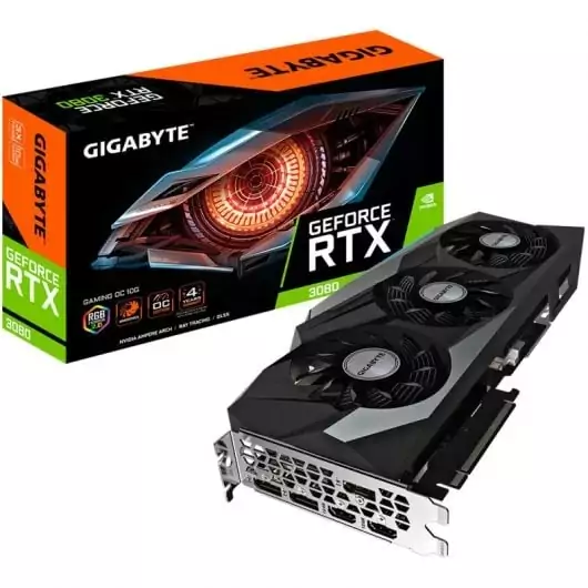 Gráfica Gigabyte GeForce RTX 3080 GAMING OC LHR 10GB Gráfica Gigabyte GeForce RTX 3080 GAMING OC LHR 10GB