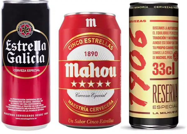 Pack 45 latas Estrella Galicia, Mahou y 1906 Pack 45 latas Estrella Galicia, Mahou y 1906