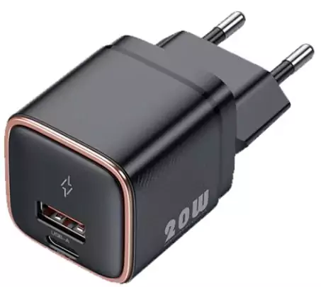 Cargador Dual GaN PD 20W Cargador Dual GaN PD 20W