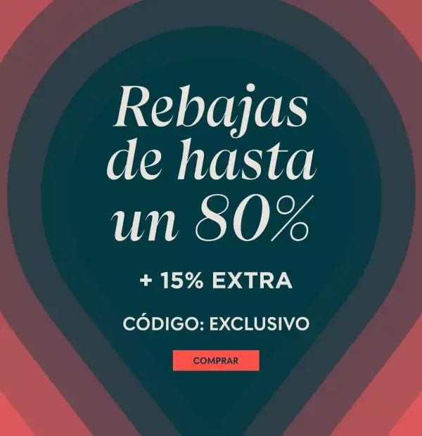 Cupón 15% EXTRA + Hasta 80% de Dto. en +400 productos por Black Friday Cupón 15% EXTRA + Hasta 80% de Dto. en +400 productos por Black Friday