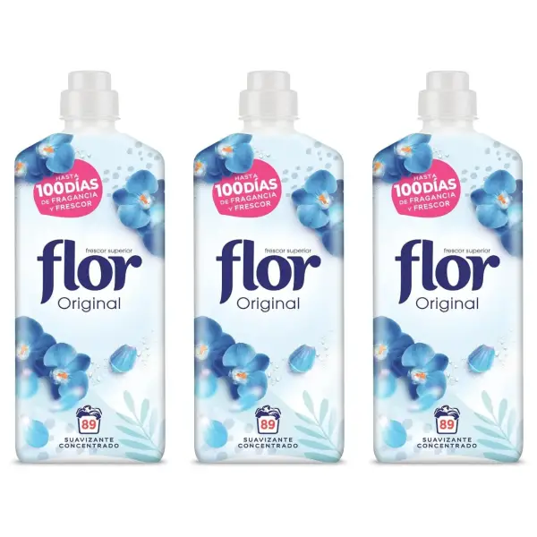 3 Suavizantes Concentrados Flor Original 3 Suavizantes Concentrados Flor Original