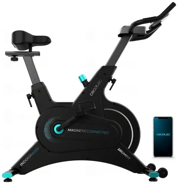 Cecotec Bicicleta Estática Indoor con Volante de Inercia 10Kg Cecotec Bicicleta Estática Indoor con Volante de Inercia 10Kg