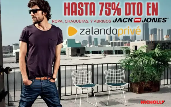 Hasta 75% de dto. en Ropa, Chaquetas y Abrigos Jack&Jones Hasta 75% de dto. en Ropa, Chaquetas y Abrigos Jack&Jones