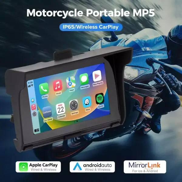 Pantalla CarPlay inalámbrica para moto Pantalla CarPlay inalámbrica para moto
