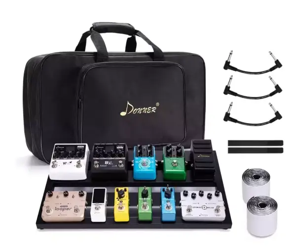 Estructura para pedales para guitarra de 2 filas Estructura para pedales para guitarra de 2 filas