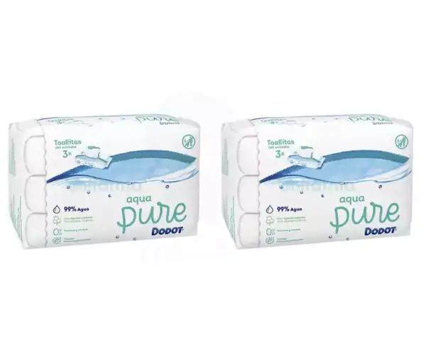 288 Toallitas Dodot Aqua Pure (envío gratis) 288 Toallitas Dodot Aqua Pure (envío gratis)