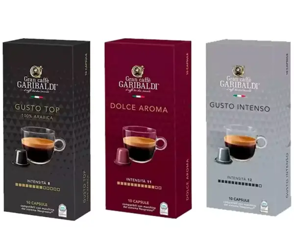 Pack 220 cápsulas Garibaldi compatibles con Nespresso Pack 220 cápsulas Garibaldi compatibles con Nespresso