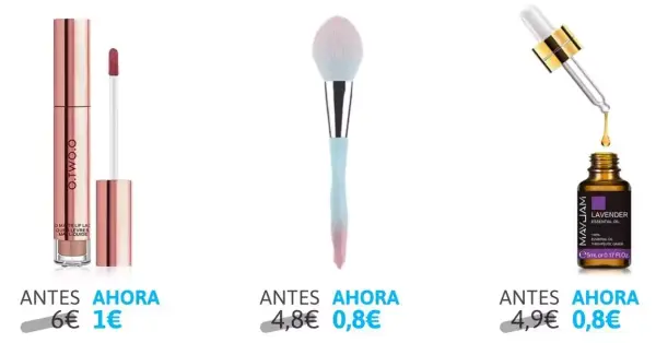 Productos de belleza por menos de 1€ en Aliexpress Productos de belleza por menos de 1€ en Aliexpress