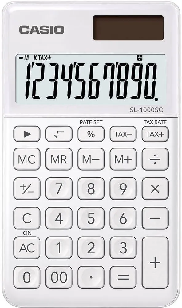 Calculadora CASIO SL-1000SC-WE Calculadora CASIO SL-1000SC-WE